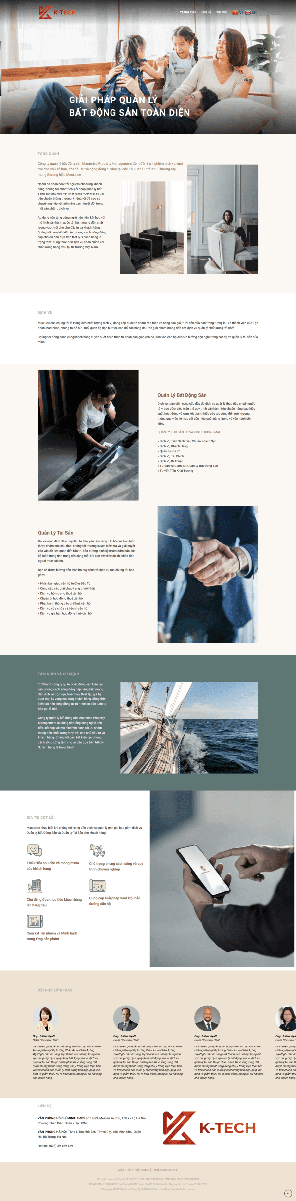 WEBSITE QUẢN LÝ