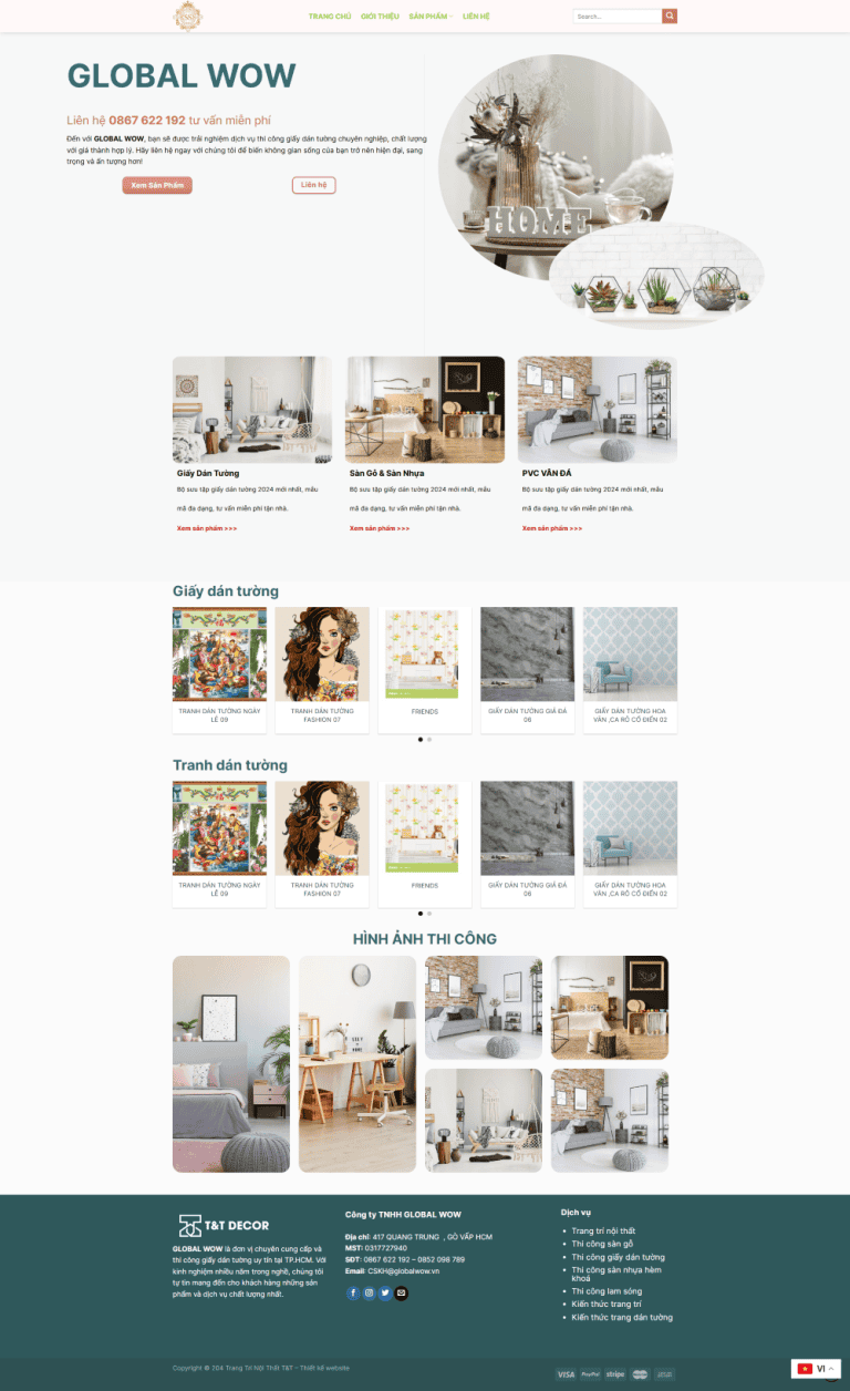 WEBSITE DECOR GIẤY DÁN TƯỜNG