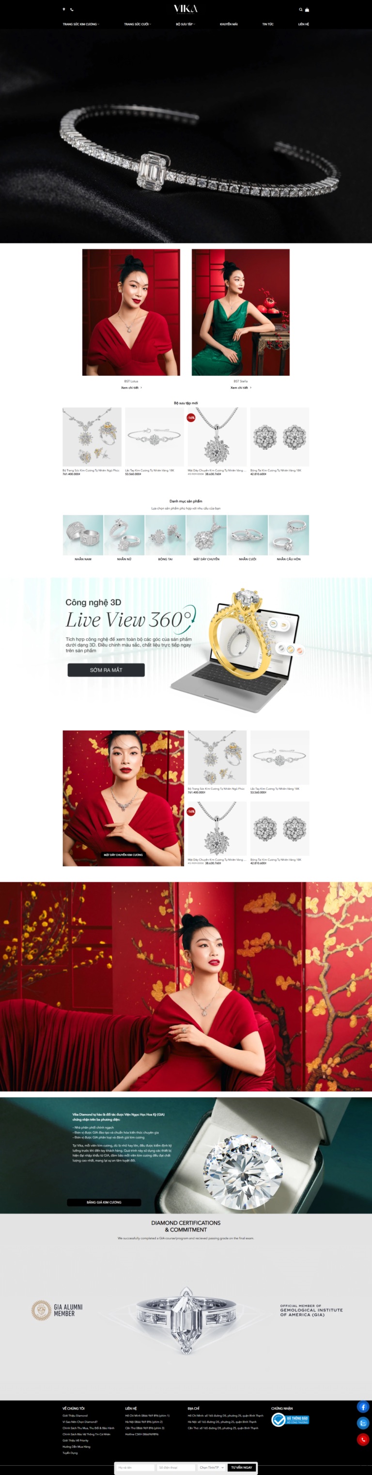 WEBSITE TRANG SỨC