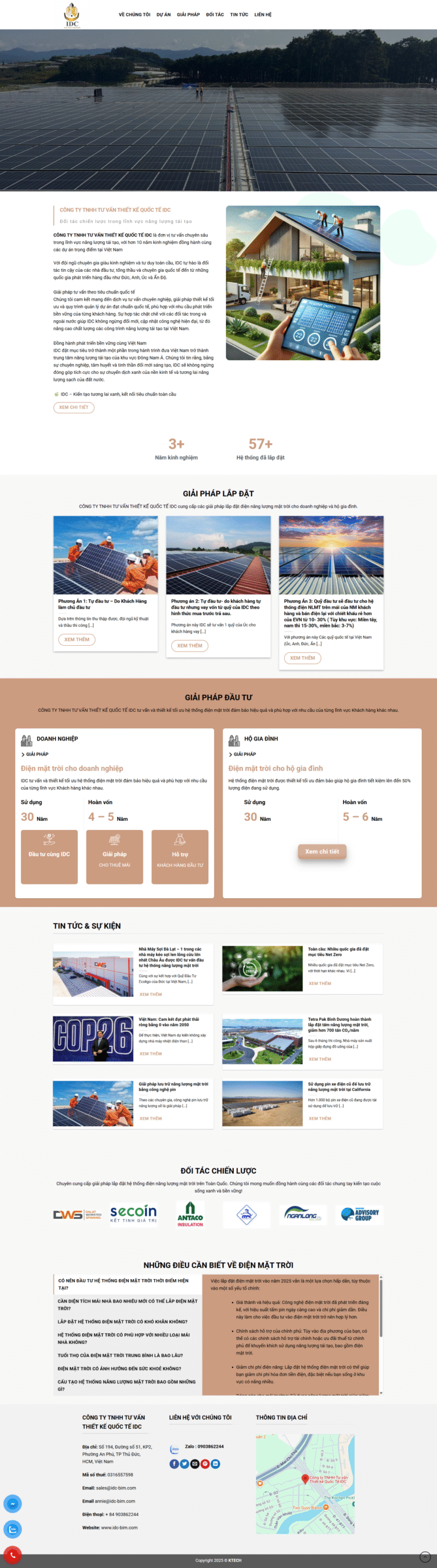 WEBSITE CÔNG TY THIẾT KẾ