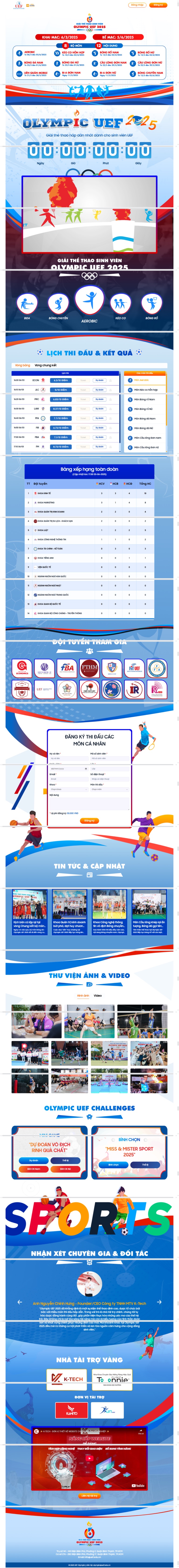 WEBSITE OLYMPIC UEF
