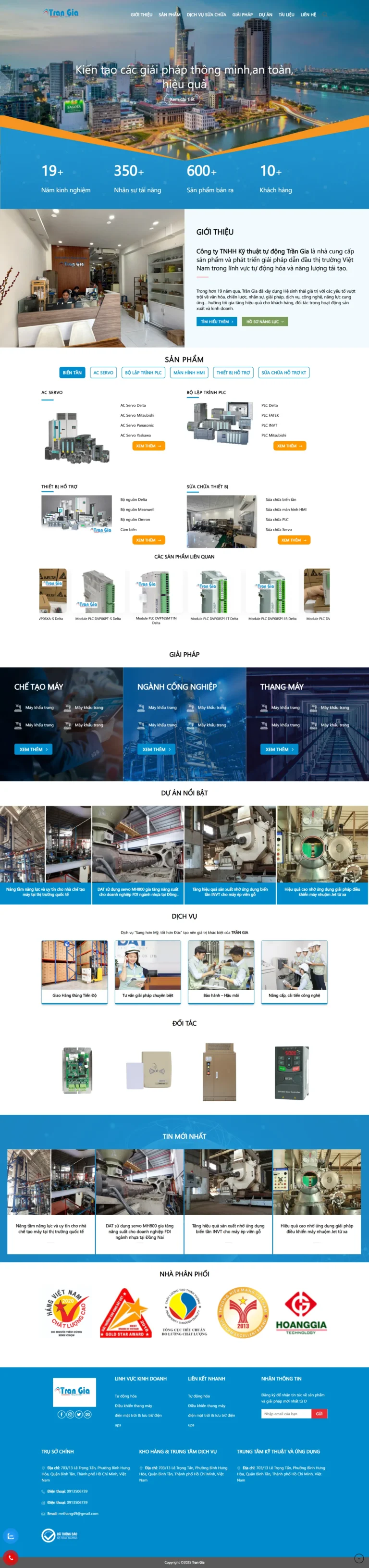 WEBSITE THIẾT BỊ TỰ ĐỘNG HÓA