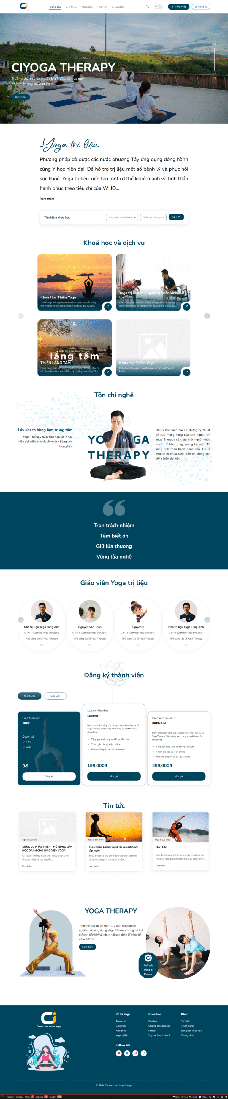 WEBSITE YOGA TRỊ LIỆU